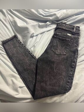 KanCan Charcoal Washed Denim Jeans